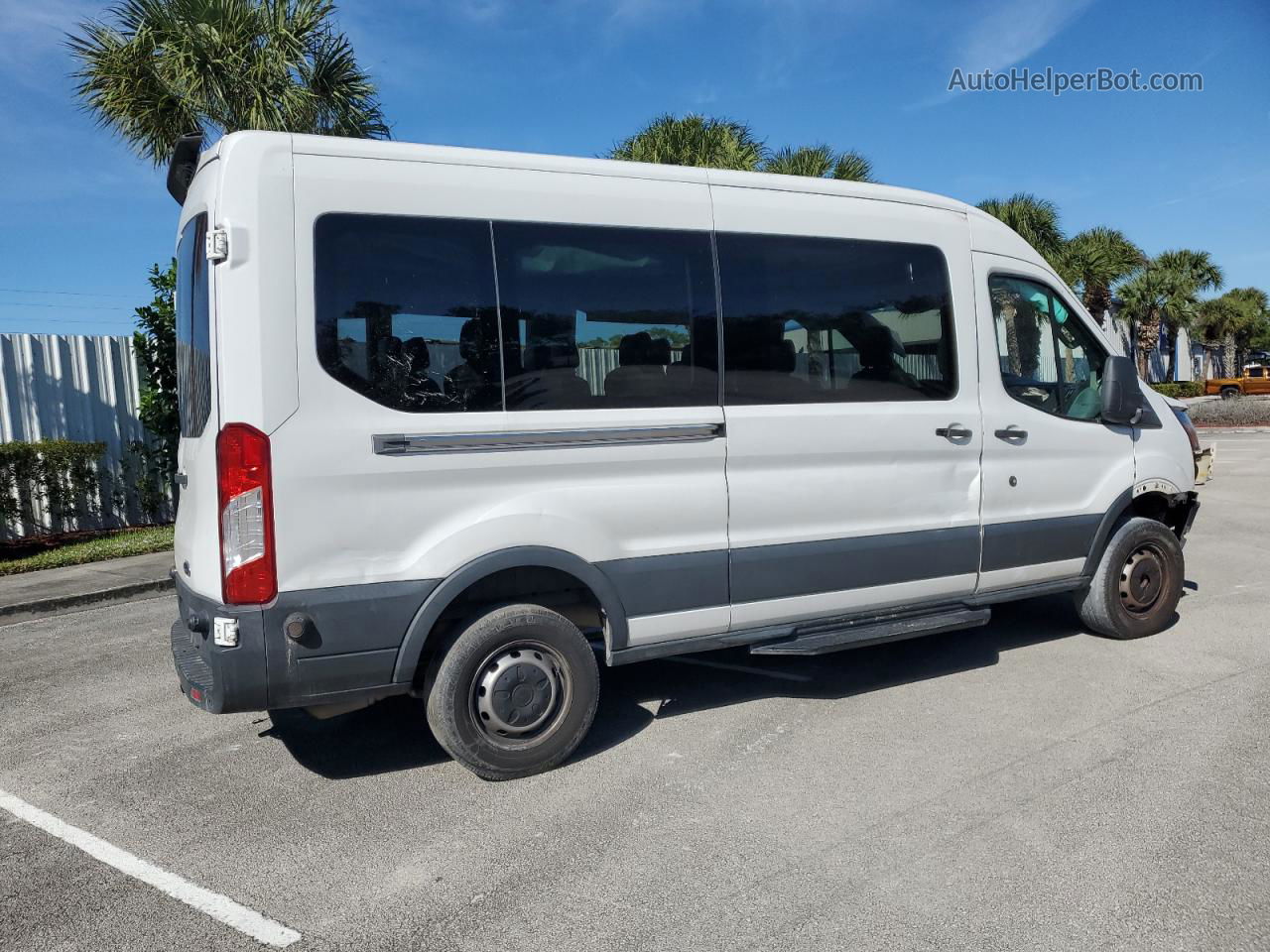 2018 Ford Transit T-350 White vin: 1FBAX2CG0JKB35493