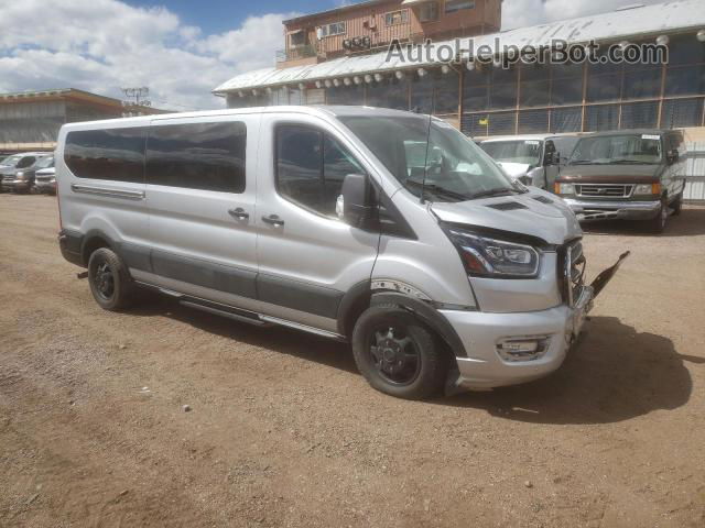 2020 Ford Transit T-350 Silver vin: 1FBAX9YG2LKB33717