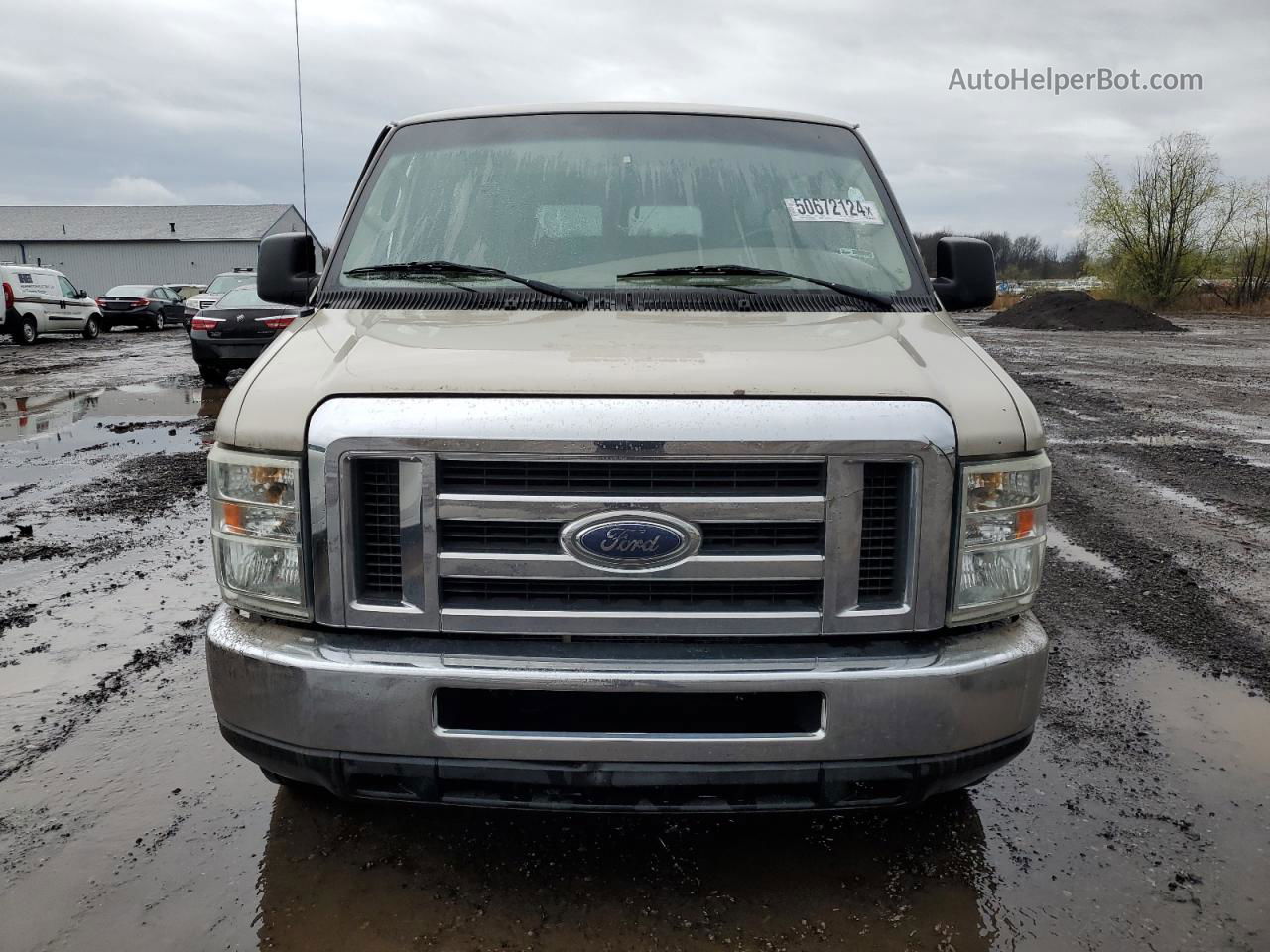 2008 Ford Econoline E350 Super Duty Wagon Tan vin: 1FBNE31L18DA20932