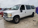 2008 Ford Econoline E350 Super Duty Wagon White vin: 1FBNE31L28DB25804