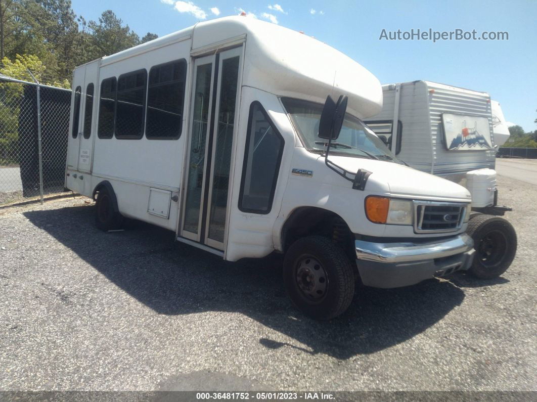 2007 Ford Econoline Commercial   Белый vin: 1FDXE45S77DA88254