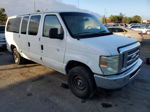 2008 Ford Econoline E350 Super Duty Wagon White vin: 1FBNE31L58DA77439