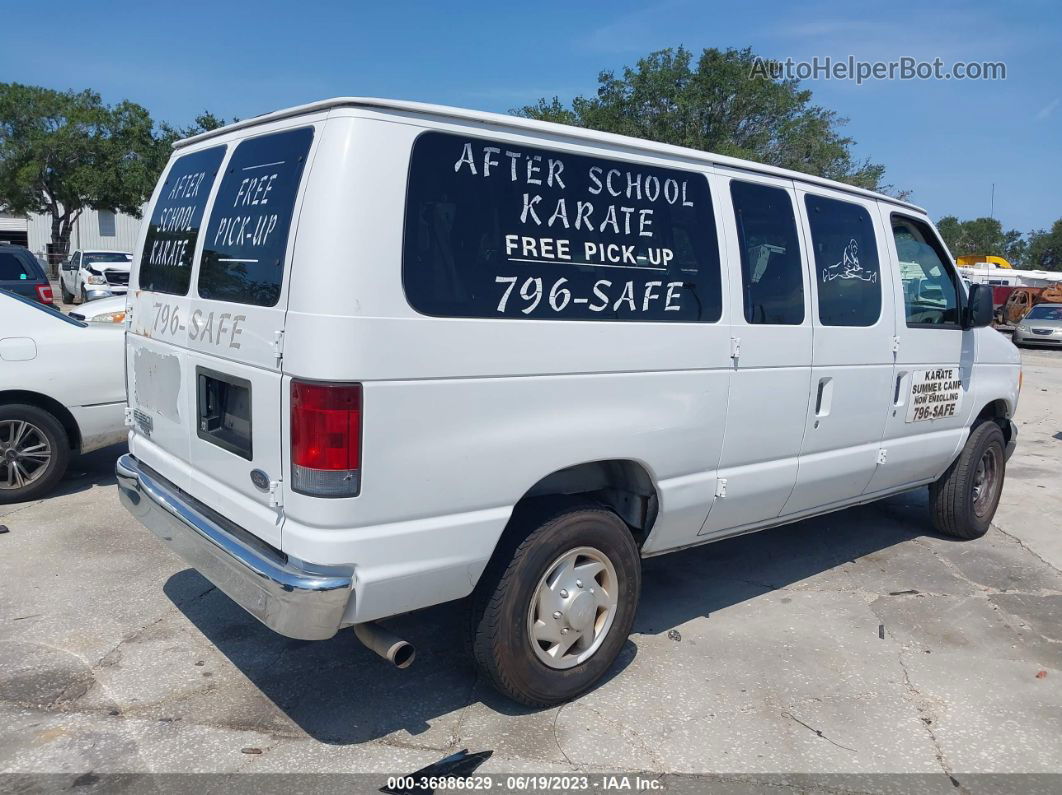 2007 Ford Econoline Wagon Xl/xlt White vin: 1FBNE31L67DB13072