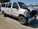 2008 Ford Econoline E350 Super Duty Wagon White vin: 1FBNE31L68DB00534