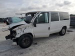 2008 Ford Econoline E350 Super Duty Wagon White vin: 1FBNE31L88DB53817