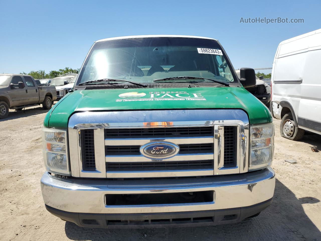 2013 Ford Econoline E350 Super Duty Wagon Green vin: 1FBNE3BL0DDA35382