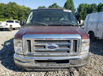 2012 Ford Econoline E350 Super Duty Wagon Red vin: 1FBNE3BL1CDA00008