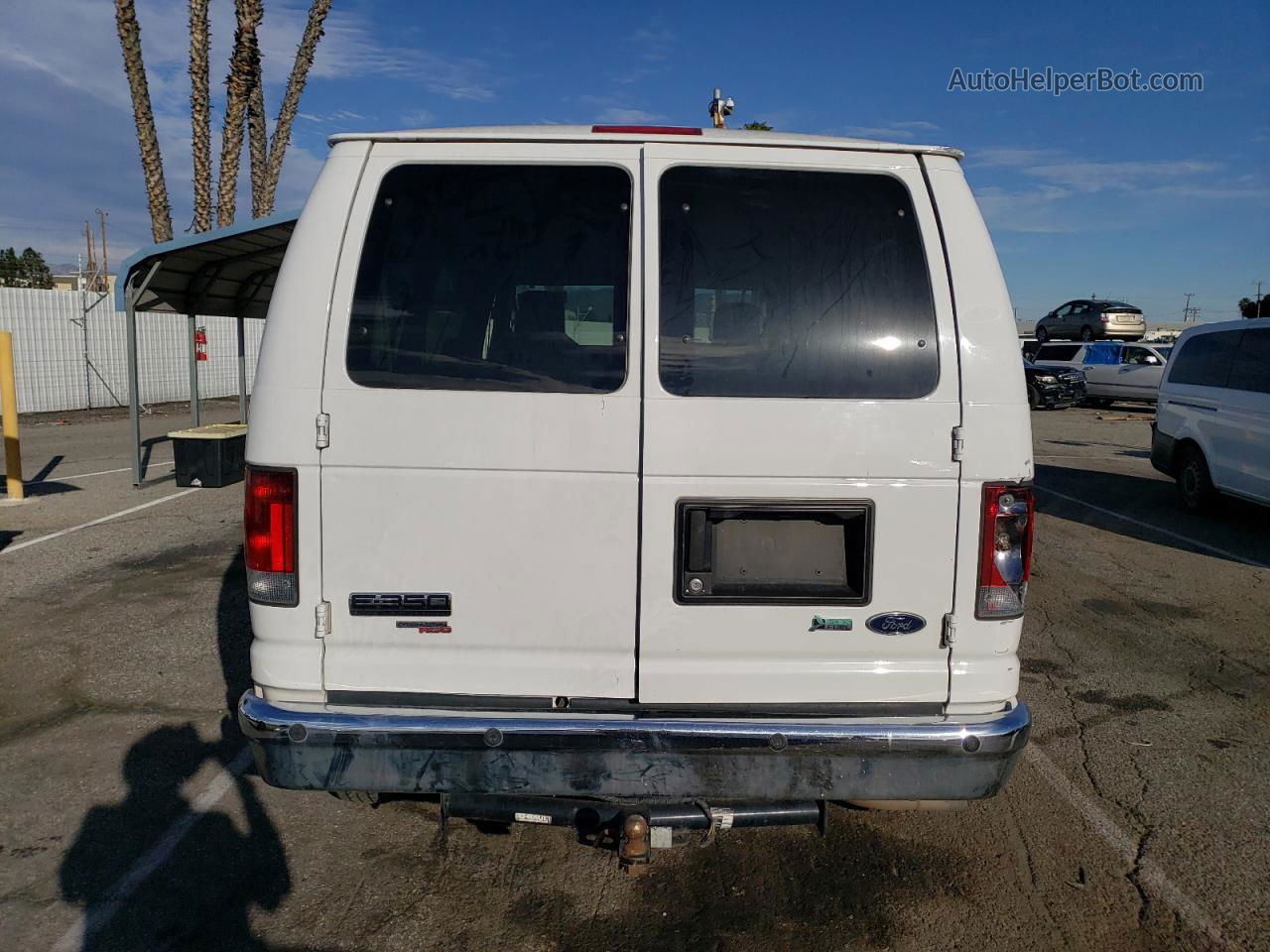 2012 Ford Econoline E350 Super Duty Wagon White vin: 1FBNE3BL1CDA76845