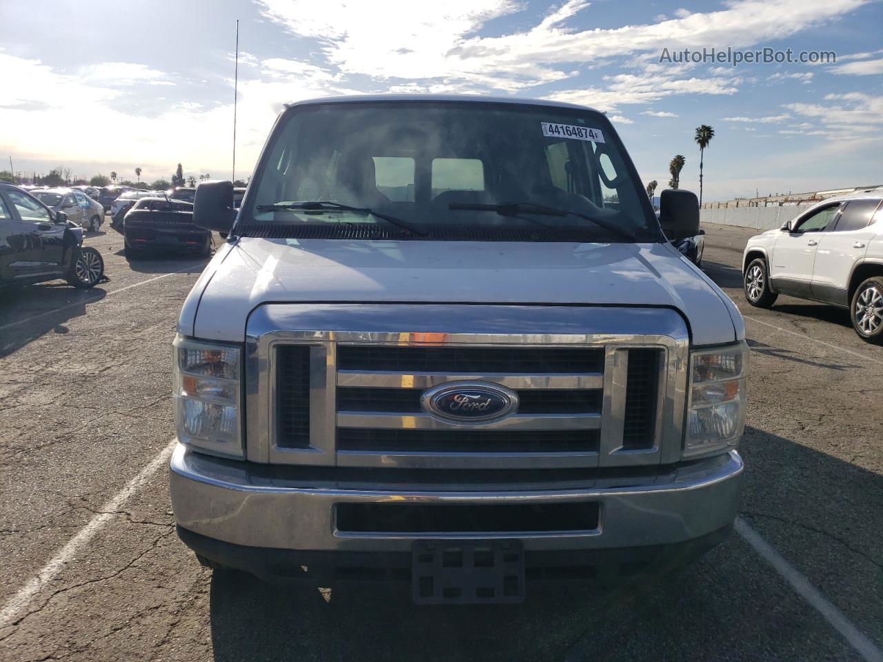 2012 Ford Econoline E350 Super Duty Wagon White vin: 1FBNE3BL1CDA76845