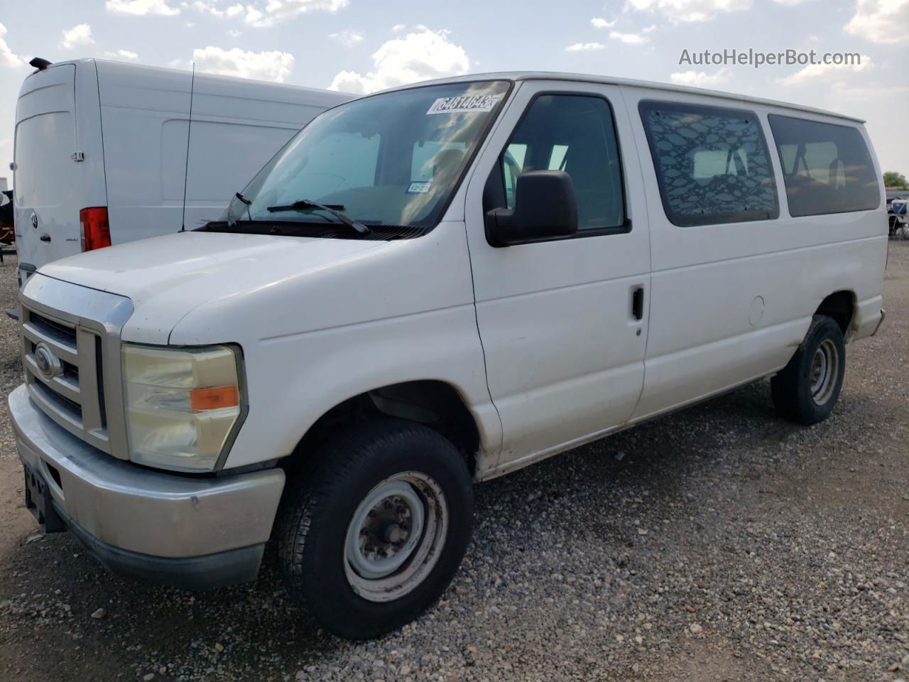 2010 Ford Econoline E350 Super Duty Wagon White vin: 1FBNE3BL2ADA46167