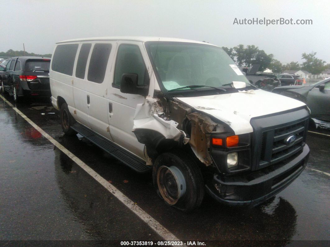 2013 Ford E-350 Super Duty Xl White vin: 1FBNE3BL2DDB29828