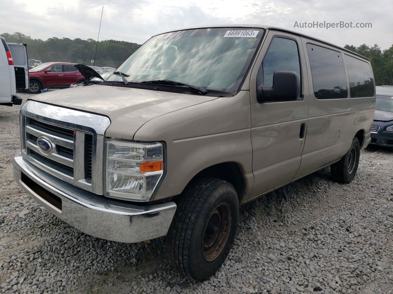 2012 Ford Econoline E350 Super Duty Wagon Tan vin: 1FBNE3BL3CDA89841