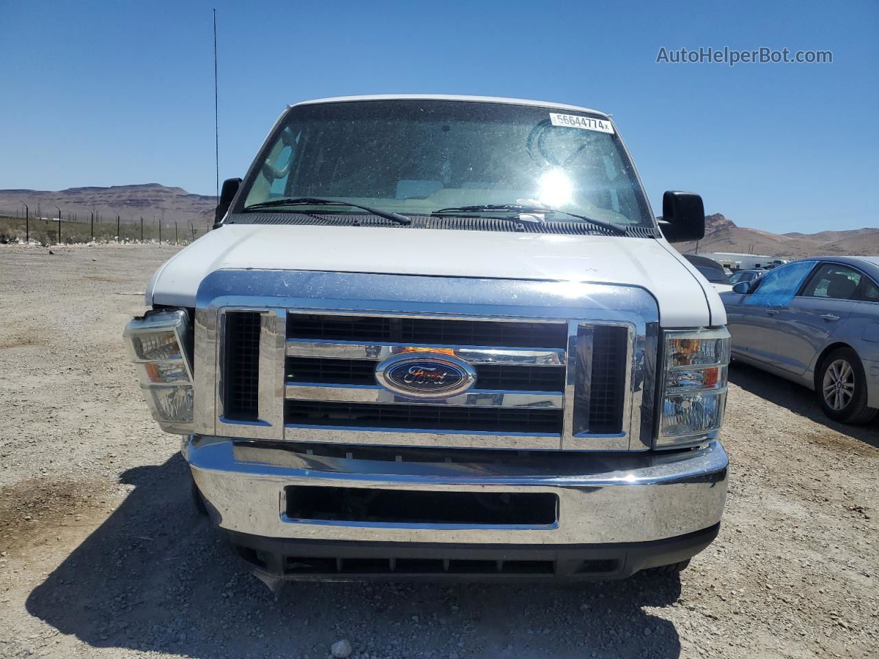 2010 Ford Econoline E350 Super Duty Wagon White vin: 1FBNE3BL6ADA67992