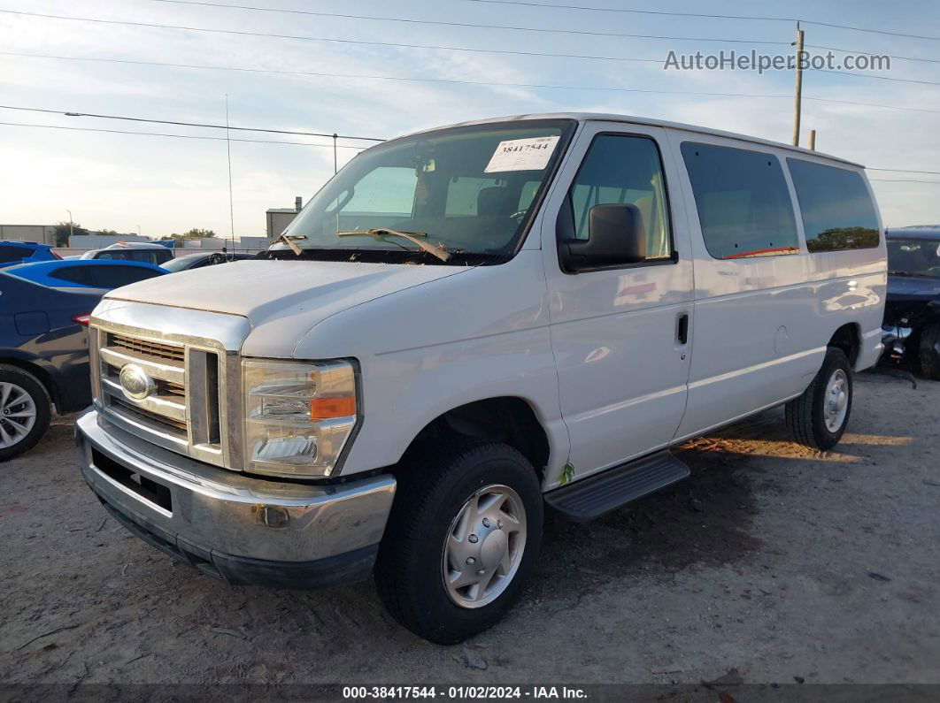 2013 Ford E-350 Super Duty Xlt White vin: 1FBNE3BL6DDA56432