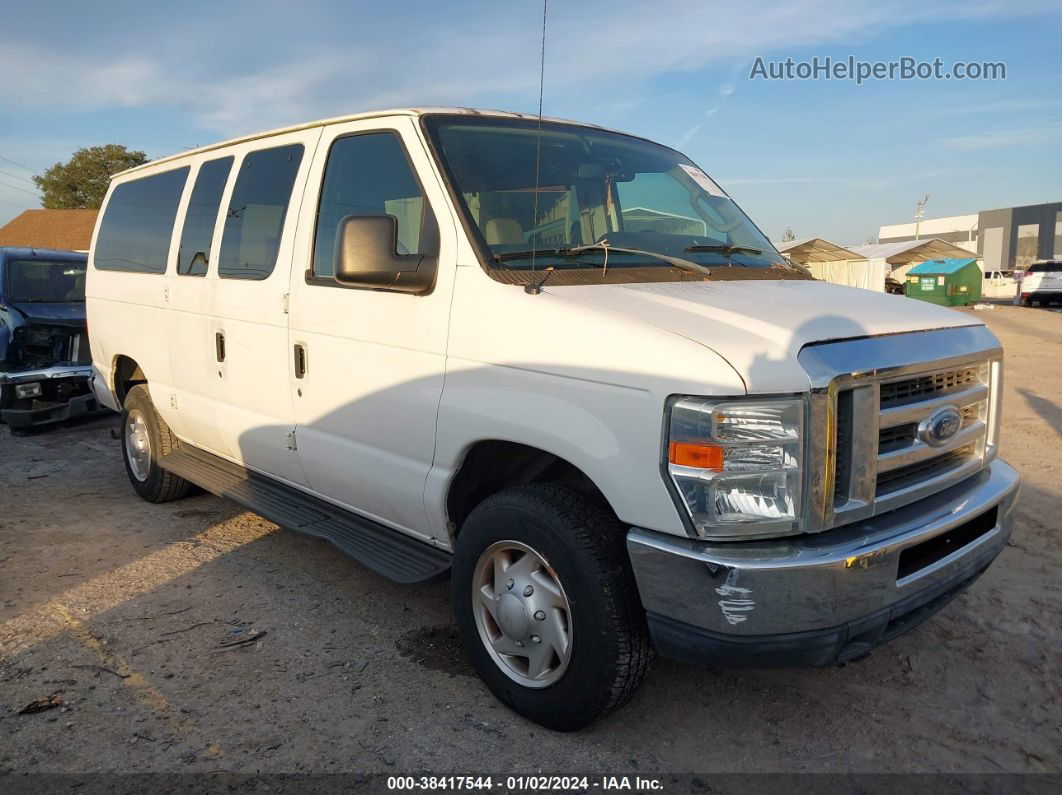 2013 Ford E-350 Super Duty Xlt White vin: 1FBNE3BL6DDA56432