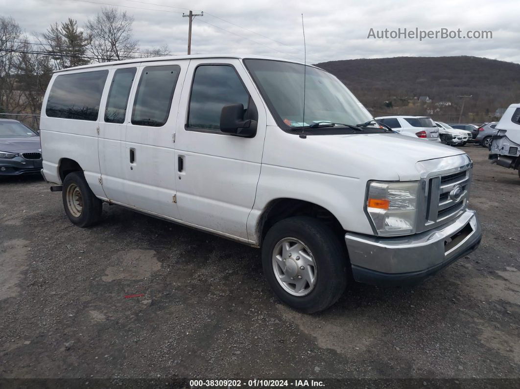 2010 Ford E-350 Super Duty Xl/xlt White vin: 1FBNE3BL7ADA71520