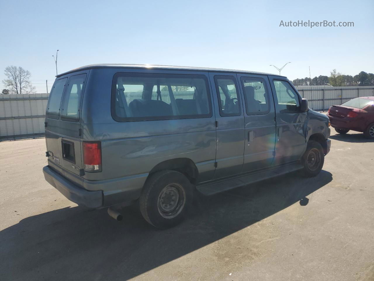 2013 Ford Econoline E350 Super Duty Wagon Blue vin: 1FBNE3BL7DDB34362