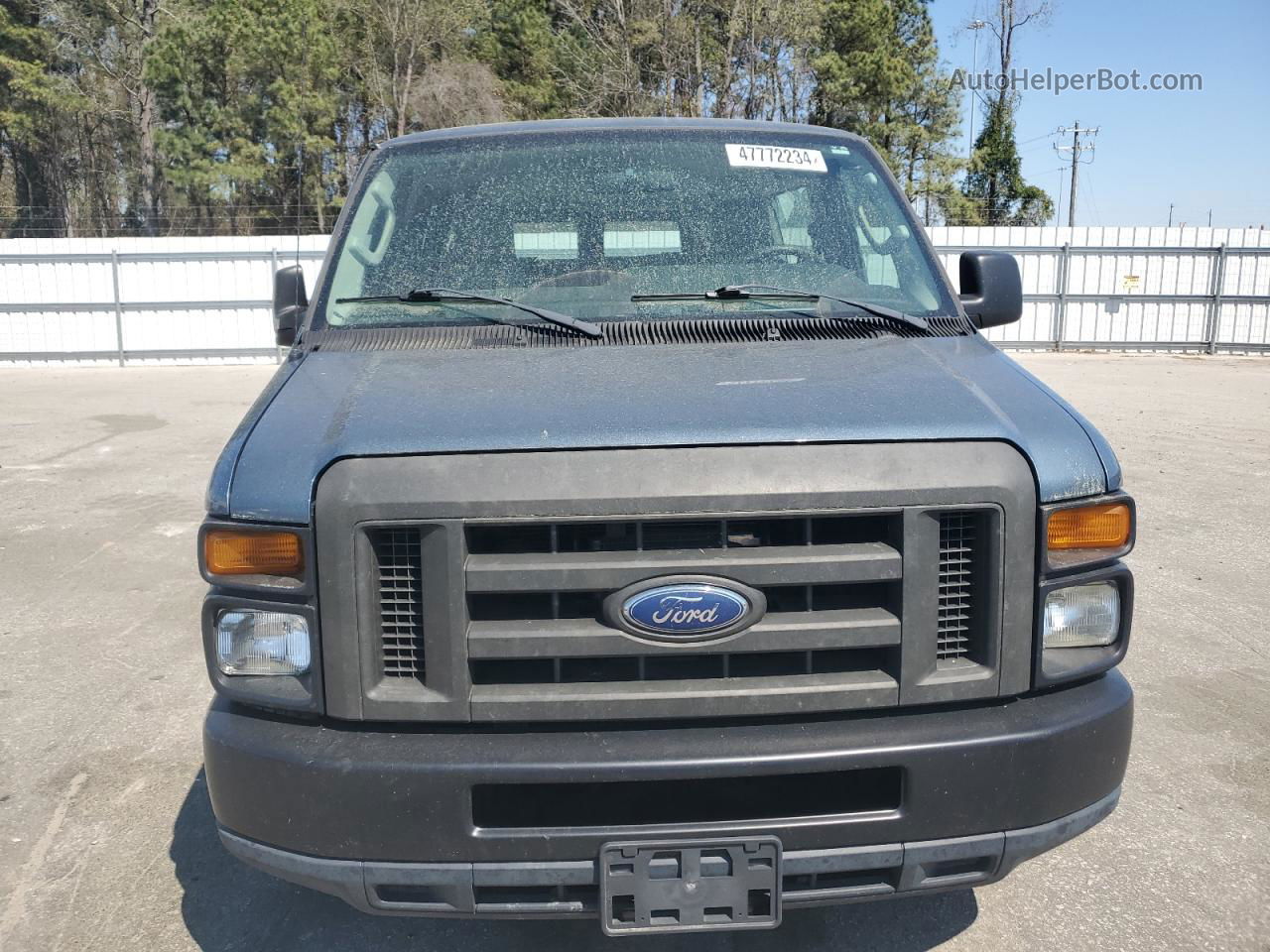 2013 Ford Econoline E350 Super Duty Wagon Синий vin: 1FBNE3BL7DDB34362