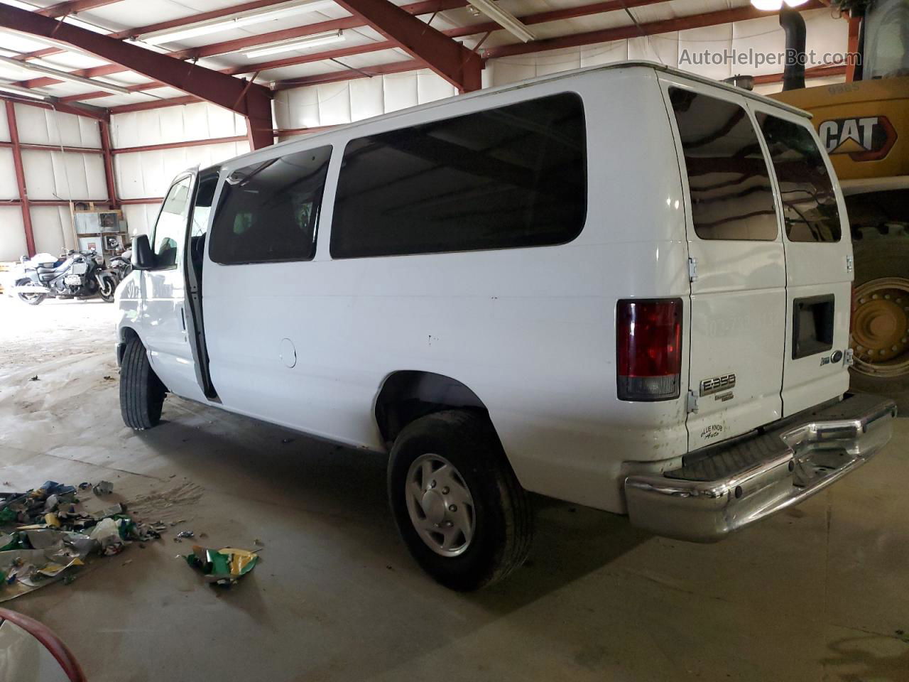 2010 Ford Econoline E350 Super Duty Wagon White vin: 1FBNE3BL8ADA21662