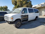 2013 Ford Econoline E350 Super Duty Wagon White vin: 1FBNE3BL8DDA84331