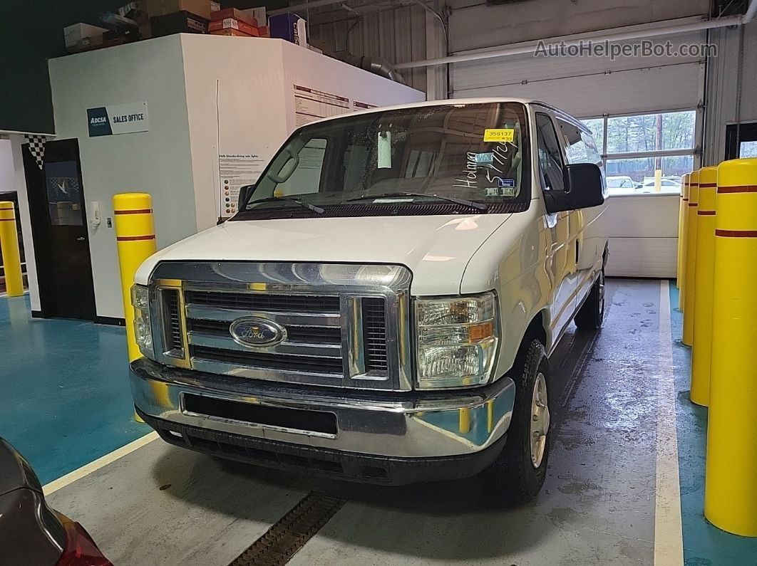 2013 Ford E-350 Super Duty Xlt White vin: 1FBNE3BL8DDA94714