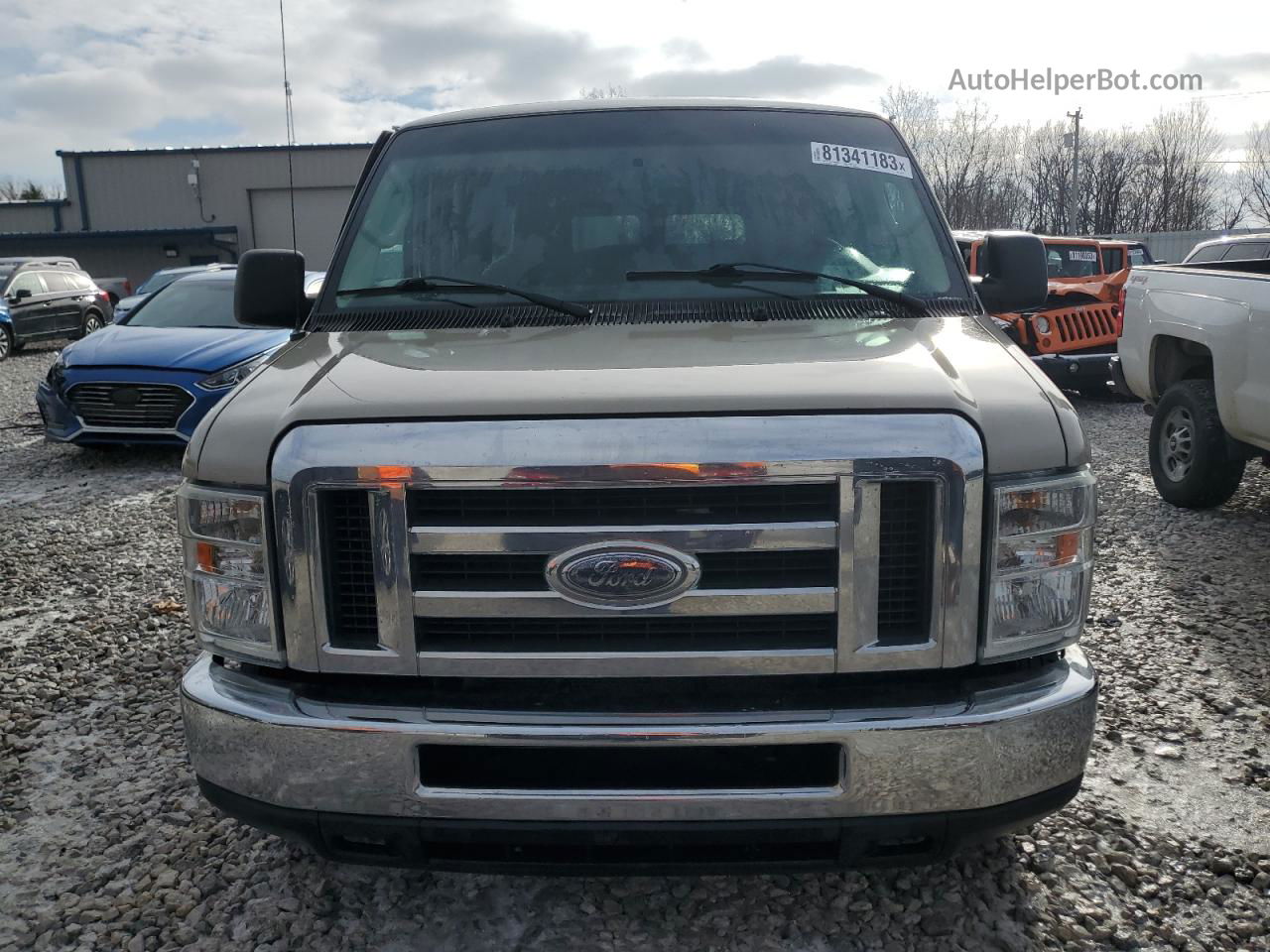 2012 Ford Econoline E350 Super Duty Wagon Tan vin: 1FBNE3BL9CDA08972