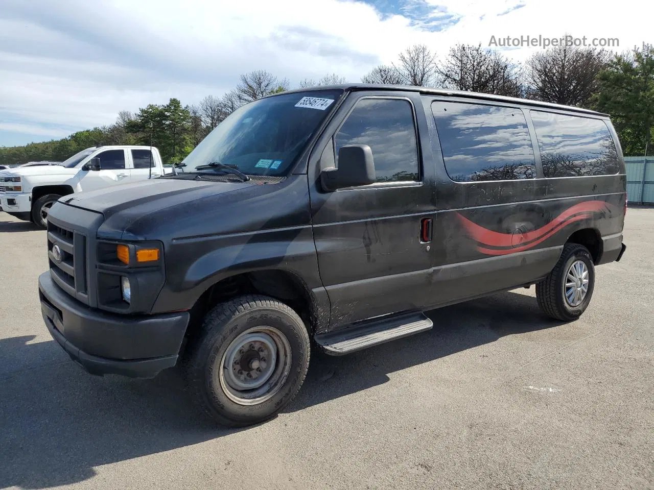 2012 Ford Econoline E350 Super Duty Wagon Black vin: 1FBNE3BLXCDA52821