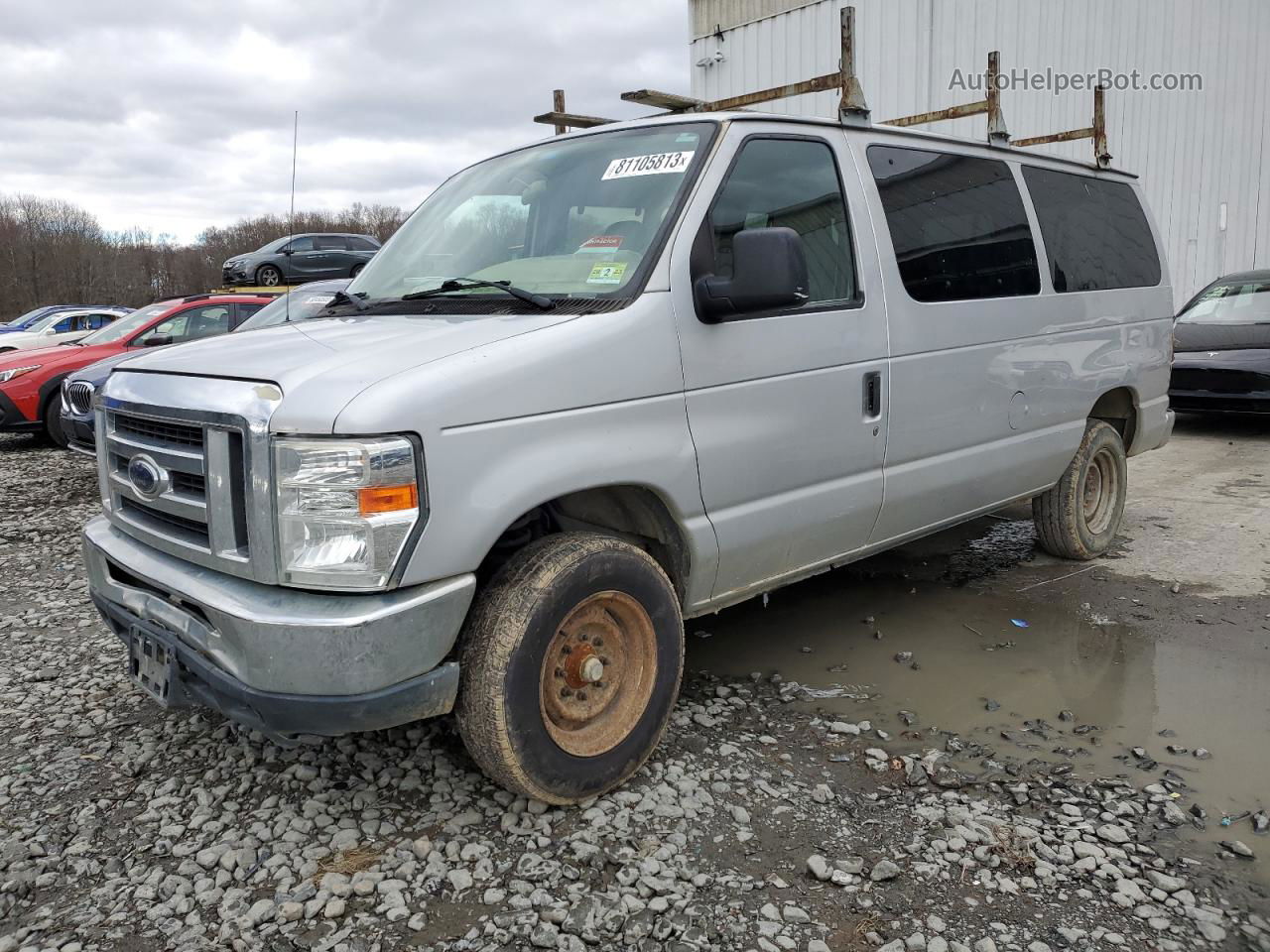 2013 Ford Econoline E350 Super Duty Wagon White vin: 1FBNE3BLXDDA04138