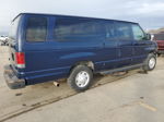 2007 Ford Econoline E350 Super Duty Wagon Blue vin: 1FBSS31L27DA83080