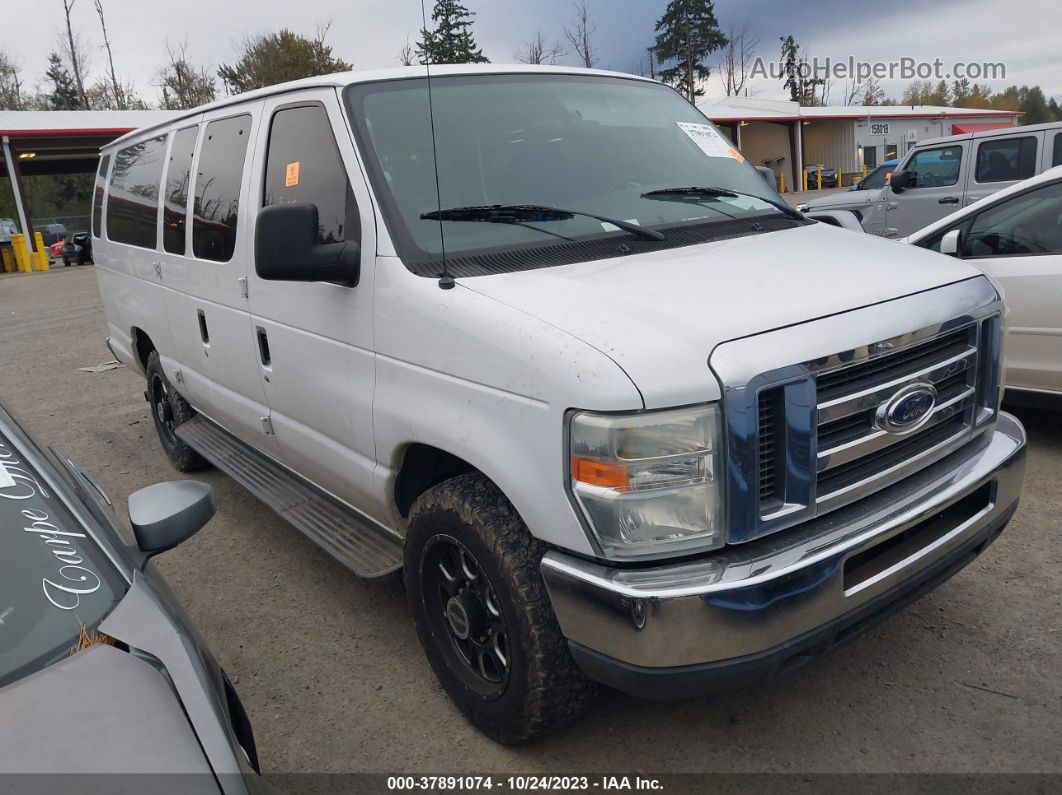 2008 Ford Econoline Wagon Xl/xlt White vin: 1FBSS31L38DA98477