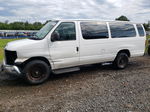 2008 Ford Econoline E350 Super Duty Wagon White vin: 1FBSS31L38DB08070