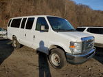 2008 Ford Econoline E350 Super Duty Wagon White vin: 1FBSS31L58DB16641