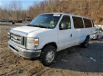 2008 Ford Econoline E350 Super Duty Wagon White vin: 1FBSS31L58DB16641