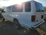 2008 Ford Econoline E350 Super Duty Wagon White vin: 1FBSS31L58DB16641