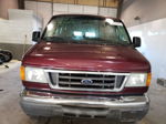 2007 Ford Econoline E350 Super Duty Wagon Бордовый vin: 1FBSS31L67DA48199