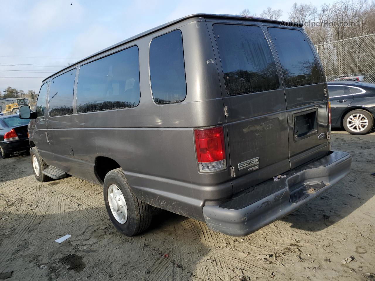 2007 Ford Econoline E350 Super Duty Wagon Gray vin: 1FBSS31L67DA83115