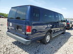 2008 Ford Econoline E350 Super Duty Wagon Blue vin: 1FBSS31L68DA86243