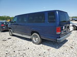 2008 Ford Econoline E350 Super Duty Wagon Blue vin: 1FBSS31L68DA86243