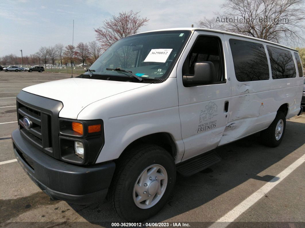 2008 Ford Econoline Wagon Xl/xlt White vin: 1FBSS31L78DA09283