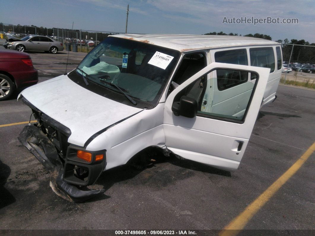 2008 Ford E-350 Super Duty Xlt/xl White vin: 1FBSS31L88DB19498