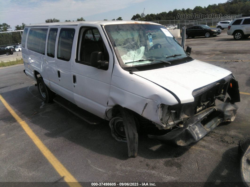 2008 Ford E-350 Super Duty Xlt/xl White vin: 1FBSS31L88DB19498