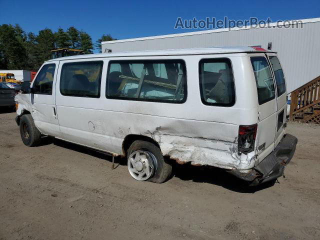 2007 Ford Econoline E350 Super Duty Wagon White vin: 1FBSS31L97DA80421