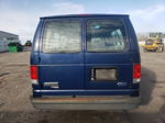 2007 Ford Econoline E350 Super Duty Wagon Blue vin: 1FBSS31L97DA97333