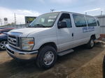 2008 Ford Econoline E350 Super Duty Wagon White vin: 1FBSS31LX8DA71082