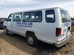 2008 Ford Econoline E350 Super Duty Wagon White vin: 1FBSS31LX8DA71082