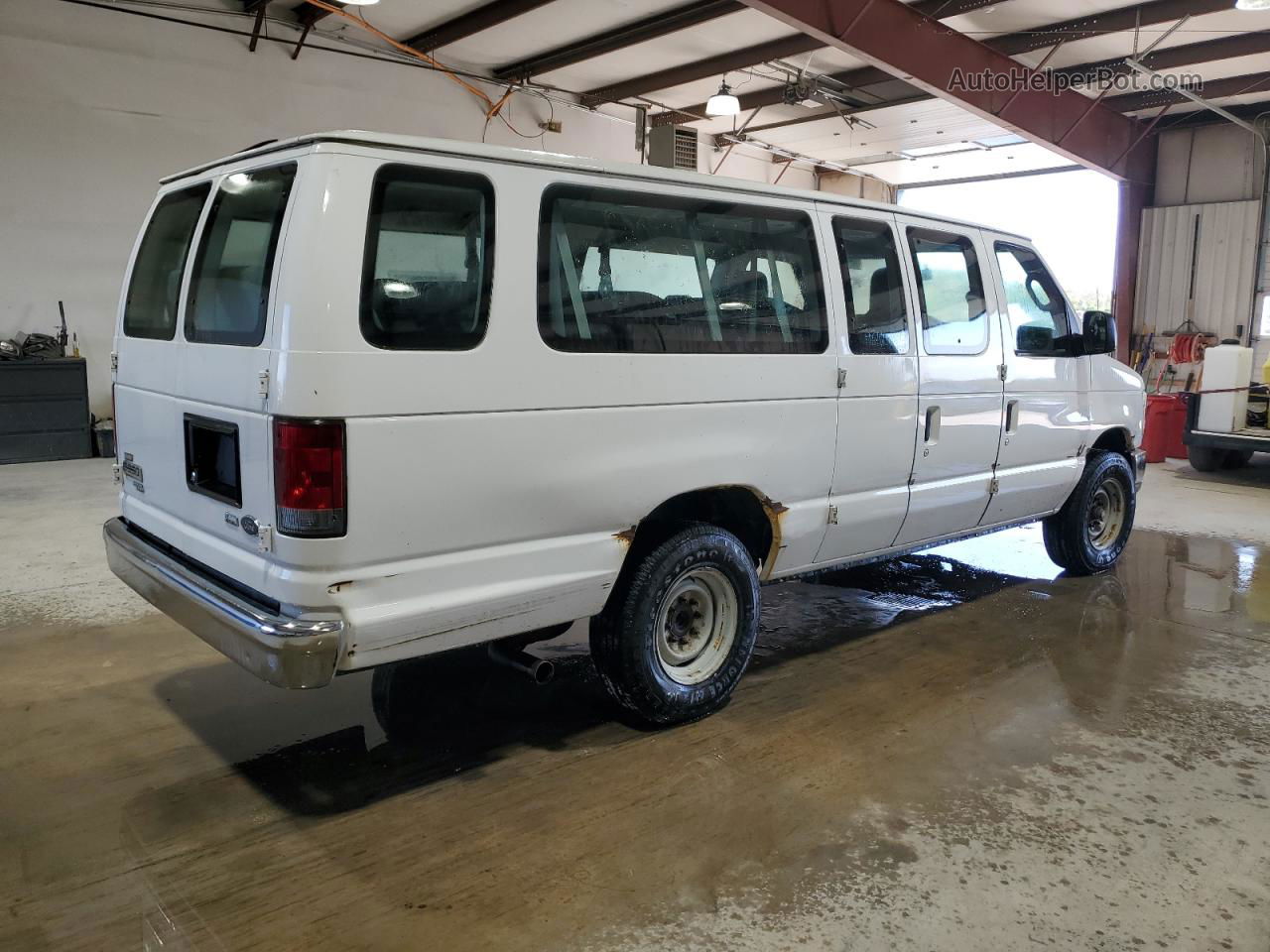 2010 Ford Econoline E350 Super Duty Wagon White vin: 1FBSS3BL0ADA03331