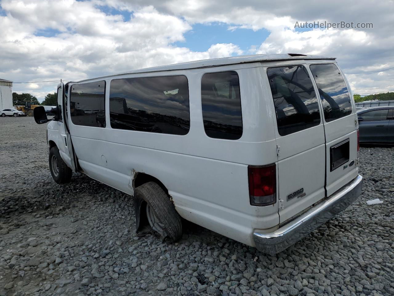 2012 Ford Econoline E350 Super Duty Wagon Белый vin: 1FBSS3BL1CDA59619