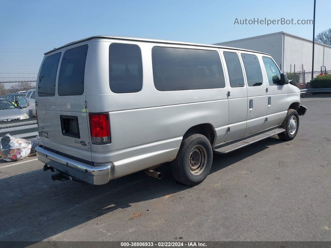 2012 Ford Econoline E350 Super Duty Wagon Silver vin: 1FBSS3BL1CDB00458