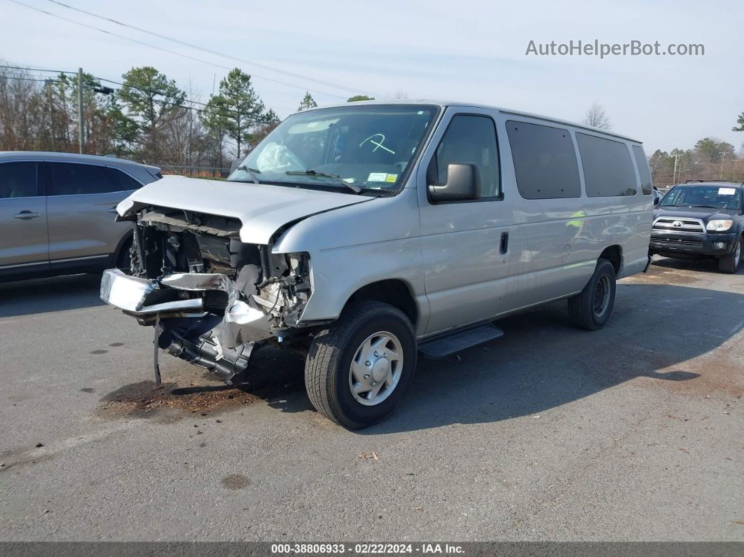 2012 Ford Econoline E350 Super Duty Wagon Silver vin: 1FBSS3BL1CDB00458