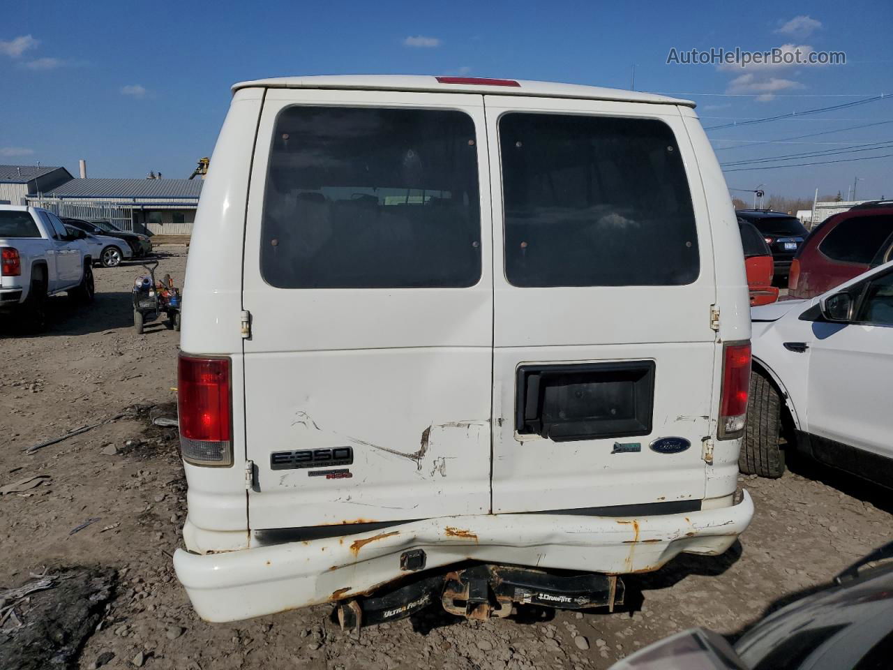 2013 Ford Econoline E350 Super Duty Wagon White vin: 1FBSS3BL3DDA51975